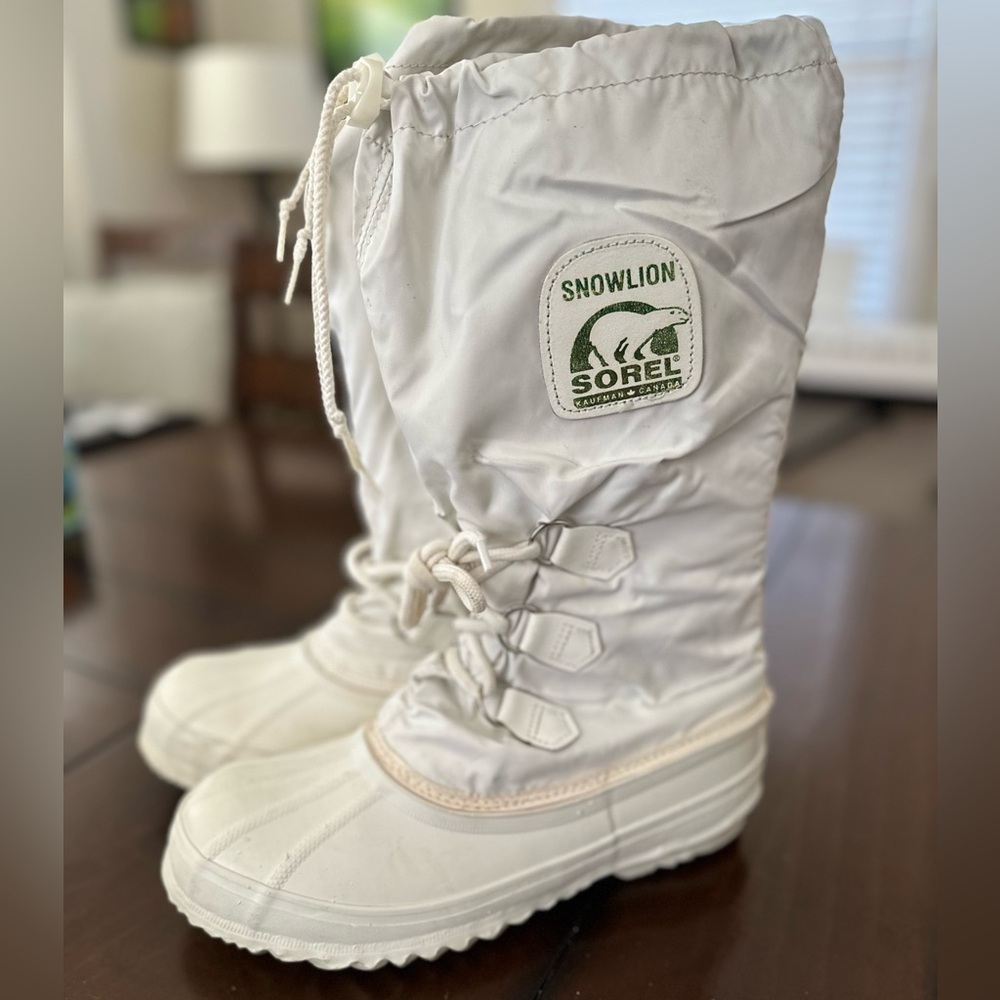 Sorel Snowden Winter Lined Boots White Size 8